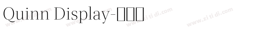 Quinn Display字体转换